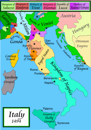 Italy 1494 AD