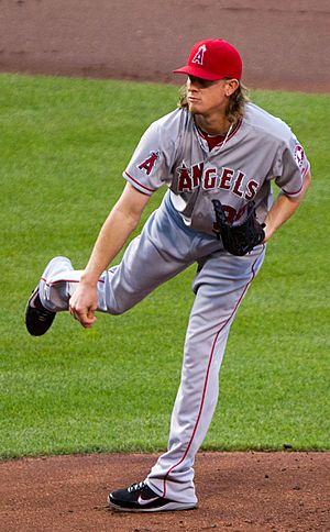 Jered Weaver on June 27, 2012