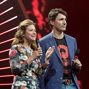 Justin and Sophie Trudeau - Global Citizen Festival Hamburg 05