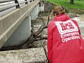 Kansas City District Corps of Engineers inspects Little Blue River at Swope Parkway 2007