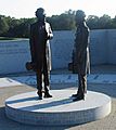 Lincoln and Davis Statue 2