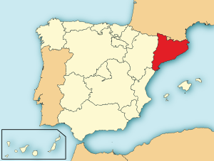 Localización de Cataluña