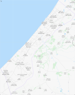 Gaza is located in Gaza Strip