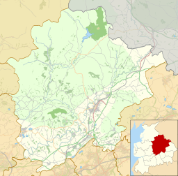 Wolfhole Crag is located in the Borough of Ribble Valley