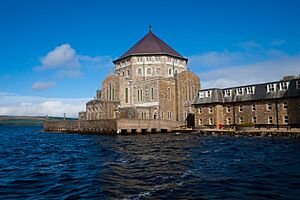 Lough Derg Station Island Basilica SE 2009 09 17.jpg