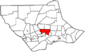 Map of Lycoming County Pennsylvania Highlighting Loyalsock Township.png