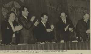 Marie Švermová tribuna ÚV KSČ 1948