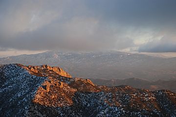 Mica Mountain obscured by winter clouds - panoramio.jpg