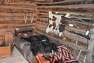 Miles Goodyear Cabin interior- Ogden, Utah - 8 October 2022