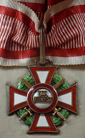Military Merit Cross 2nd class with war decoration badge (Austria 1916-1918) - Tallinn Museum of Orders