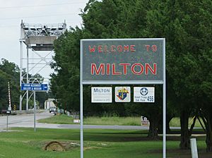 Milton Welcome Sign