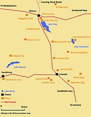 Mining Wiluna Leinster map