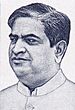Mohan Lal Sukhadia 1988 stamp of India (cropped).jpg