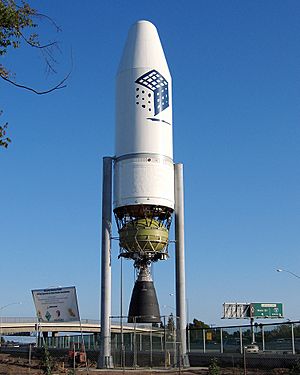 NASA's Delta III rocket reproduction