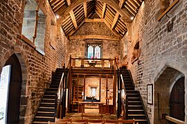Padley Chapel, interior looking east 2