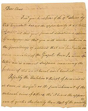 Phillis wheatley letter to obour tanner 1776 front