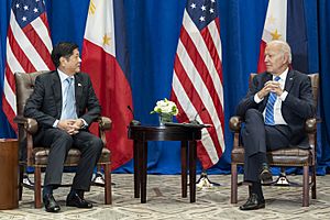 President Biden met with President Marcos of the Philippines at the sidelines of the 77th UNGA