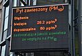 Pył zawieszony Komunikat o jakości powietrza w Katowicach 7.10.2011 godz. 9.10