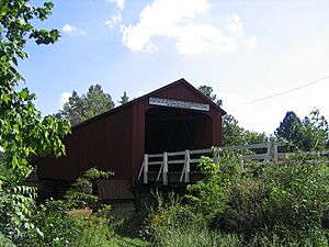 Red Covered Bridge in Princeton IL