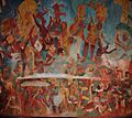 Reproduction of Bonampak murals (center) 2