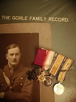Robert's dress medal miniatures he wore