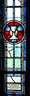 Royal Military College of Canada Yeo Hall Saint Martin Protestant Chapel memorial window to Kris Gammeljord (Chalice).jpg