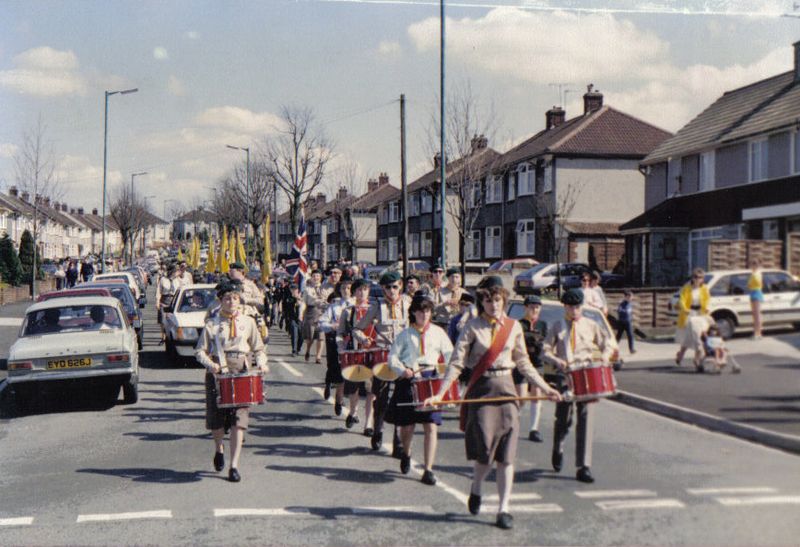 Image Saint day, Gordon Avenue, Bristol 1986