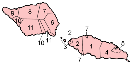 Samoa districts numbered2