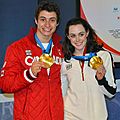 Scott Moir & Tessa Virtue at 2010 Winter Olympics 2010-02-22