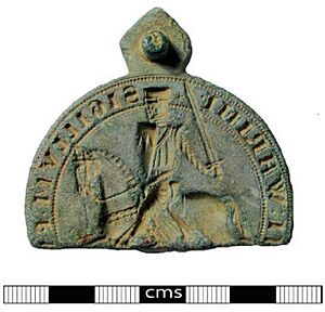 Seal-matrix of Fulk FitzWarin (Oxfordshire County Council)