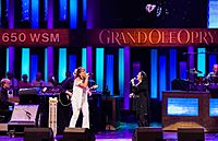 Sherry Lynn & Crystal Gayle at The Grand Ole Opry