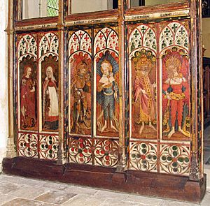 St Michael and All Angels, Barton Turf, Norfolk - Screen - geograph.org.uk - 481400