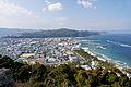 Sumoto city view from Sumoto Castle Awaji Island Japan01n