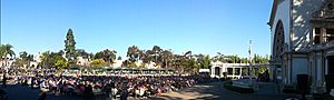 Sunday concert Panorama Spreckels Pavilion San Diego