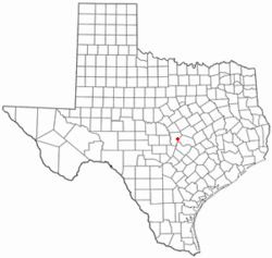 Location of Bertram, Texas