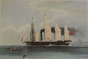 The Great-Western Steam Ship 1838 H. Papprill after J.S. Coteman