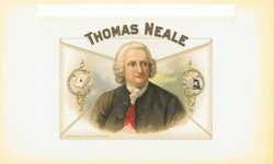 Thomas Neale on a cigar brand