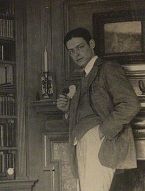 Thomas Stearns Eliot 1920 snapshot by Lady Ottoline Morrell