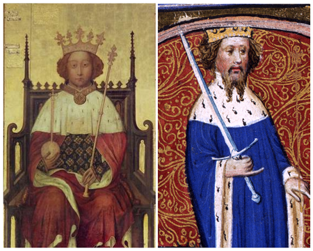 Two consecutive kings of England, Richard II and Henry IV