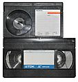 VHS vs Betamax size