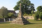 Queen Charlton village cross