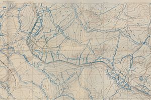 WW1 Trench Map of Maissemy crop