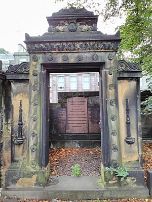 William Blackwood's grave, Old Calton Cemetery, Edinburgh
