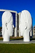 20190227 Love door Jaume Plensa Stationsplein Leeuwarden