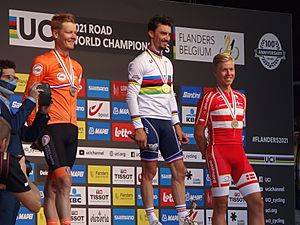 2021 WK Vlaanderen men elite podium
