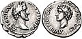 Antoninus Pius, with Marcus Aurelius Caesar, denarius, AD 139, RIC III 412a