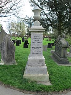Arnold Bennett, Burslem Cemetery