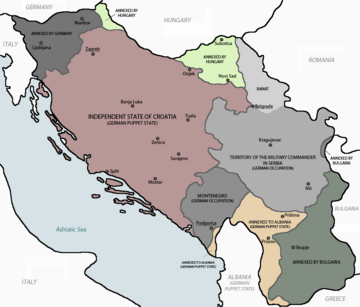 Axis occupation of Yugoslavia 1943-44
