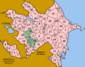 Azerbaijan districts numbered