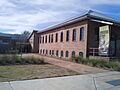 BB King Museum and Delta Interpretive Center in Indianola, Mississippi showing the cotton gin